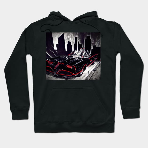 Batmobile Hoodie by davidbstudios